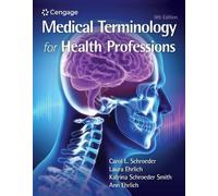 Carol Schroeder Ann Ehrlich K Medical Terminology for Health Pro (Anello, filo)