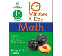 Carol Vorderman 10 Minutes a Day Math, 1st Grade (Tascabile) DK 10-Minutes a Day