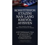 Carole King Meliss The Constitution of the United States in Haitian (Tascabile)