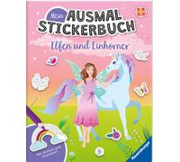 Carolin Liepins Ravensburger Mein Ausmalstickerbuch - Elfen und Einh (Tascabile)