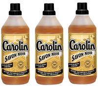 Carolin sapone nero, 1 L, confezione da 3