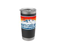 Carolina del Nord Bicchiere termico in acciaio inox doppia parete