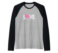 Carolina del Sud Amore USA America Maglia con Maniche Raglan