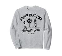 Carolina del Sud Il Faro Palmetto State Pride Est 1788 Felpa