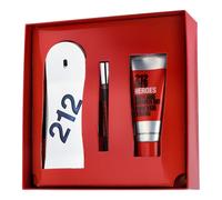 Carolina Herrera 212 Men Heroes Cofanetti eau de toilette 90 ml + gel doccia 100 ml + eau de toilette 10 ml per uomo