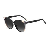 Carolina Herrera CH 0063/S KDX 9O 58 Women's Sunglasses - Black Frame, Grey Gradient Lenses