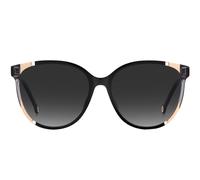 Carolina Herrera Ch 0063/s Occhiali Da Sole Donna Nero Geometrico Grigio 58mm