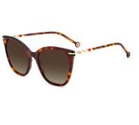 Carolina Herrera HER 0091/S 05L-HA 56 Women's Sunglasses - Havana Frame, Brown Gradient Lenses