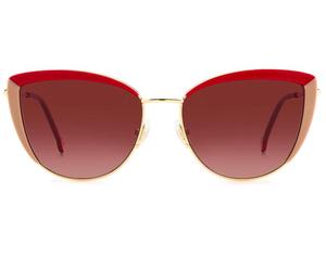 Carolina Herrera Her 0112/s Occhiali Da Sole Donna Rosso Cat-eye Rosso 58mm
