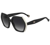 Carolina Herrera HER 0181/S 80S/9O BLACK WHITE Sunglasses Woman Standard, Standard, 55