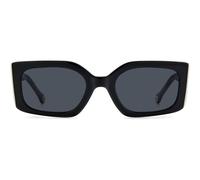 Carolina Herrera Her 0182/s Occhiali Da Sole Donna Nero Geometrico Grigio 53mm