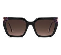 Carolina Herrera Her 0348/s Occhiali Da Sole Donna Nero Rettangolari Marrone 55mm