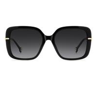 Carolina Herrera Her 0380/g/s Occhiali Da Sole Donna Nero Squadrato Grigio 55mm
