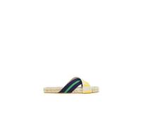 Carolina Herrera, ,Shoes ,Donna ,Multicolore ,38 EU Espadrillas Shopping a Righe in Gros-Grain