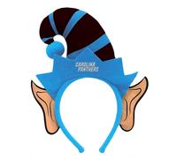 Carolina Panthers Elfo Orecchie Fascia Vacanza Cappello New Natale Santa Helper