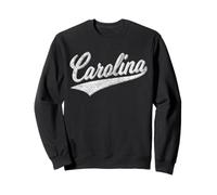 Carolina Sport Baseball Script Maglia Nord Sud Stato Felpa