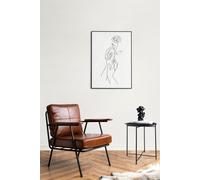 CAROLINA TAVOLINO TONDO D.43CM H.51CM IN METALLO NERO