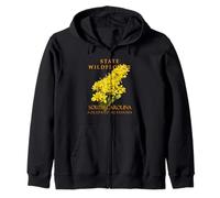 Carolinas Territory Fiore Selvatico Solidago Felpa con Cappuccio