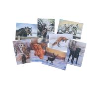 Caroline Cook Inverno Set Biglietti d'Auguri Misura Confezione 16 (BZ3665)