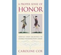 Caroline Cox A Proper Sense of Honor (Tascabile)