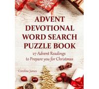 Caroline James Advent Devotional Word Search Puzzle Book (Tascabile)