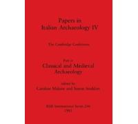 Caroline Malone Papers in Italian Archaeology IV (Tascabile)