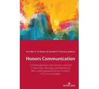 Caroline S. Parsons Honors Communication (Copertina rigida)