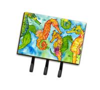 """"Caroline's Treasures 8546TH68 Seahorse Leash or Key Holder Large Multicolor""""