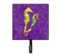 """"Caroline's Treasures 8661SH4 Seahorse Leash Holder or Key Hook Small Multicolor""""