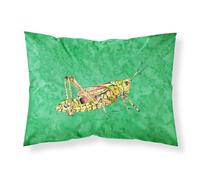 """"Caroline's Treasures 8849PILLOWCASE Grasshopper On Green Moisture Wicking Fabric Standard Pillowcase Large Multicolor""""