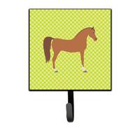 """"Caroline's Treasures Arabian Horse Green Wall Hook Small Multicolor""""