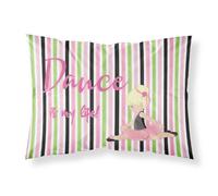 """"Caroline's Treasures Ballet Dance is my Life Blonde Pillowcase Standard Multicolor""""