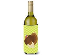 Caroline's Treasures BB7816LITERK - Portabottiglie decorativo in tessuto, multicolore