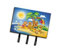 """"Caroline's Treasures Bears Playing at the Beach Leash or Key Holder APH0375TH68 Triple Multicolor""""