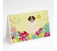 Caroline's Treasures - Biglietti di auguri e buste per cani da guardia di Mosca, 8 pezzi