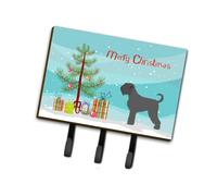 """"Caroline's Treasures Black Russian Terrier Christmas Wall Hook Triple Multicolor""""
