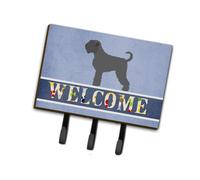 """"Caroline's Treasures Black Russian Terrier Welcome Wall Hook Triple""""