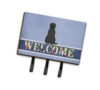 """"Caroline's Treasures Black Russian Terrier Welcome Wall Hook Triple Multicolor""""