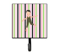 """"Caroline's Treasures Boy Dancer Bikatard Wall Hook Small Multicolor""""