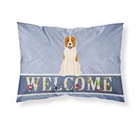 """"Caroline's Treasures Central Asian Shepherd Dog Welcome Pillowcase Standard Multicolor""""