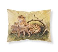 """"Caroline's Treasures Cheetahs by Daphne Baxter Fabric Standard Pillowcase BDBA0113PILLOWCASE Multicolor""""