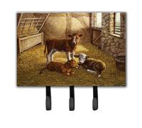 """"Caroline's Treasures Cows Calves in the Barn Leash or Key Holder BDBA0179TH68 Triple""""