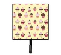 """"Caroline's Treasures Cupcakes on Yellow Wall Hook Small Multicolor""""