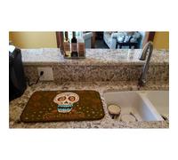 """"Caroline's Treasures Day of the Dead dish-drying-mats 14 x 21 Multicolor""""