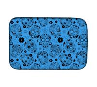 """"Caroline's Treasures Day Of The Dead Red Dish Drying Mat 14"""""""" x 21""""""""""""