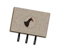 """"Caroline's Treasures Doberman Pinscher In the Kitchen Leash or Key Holder hooks Multicolor""""