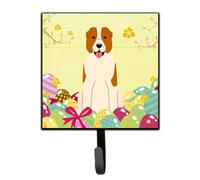 """"Caroline's Treasures Easter Eggs Central Asian Shepherd Dog Wall Hook Small Multicolor""""