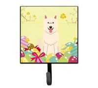 """"Caroline's Treasures Easter Eggs White German Shepherd Wall Hook Small Multicolor""""