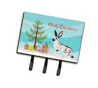 """"Caroline's Treasures English Spot Rabbit Christmas Wall Hook Triple""""