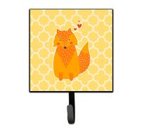 """"Caroline's Treasures Foxy Love Wall Hook Small Multicolor""""